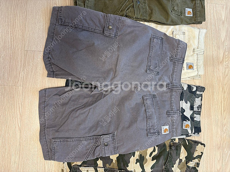 칼하트 카고 반바지 5개 일괄 5만원--2