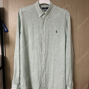폴로/25ss 스트라이프 린넨 셔츠/XL