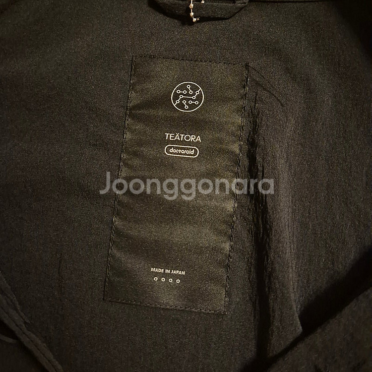 [새제품] 테아토라 Wide Shirt 닥터로이드 블랙...--2