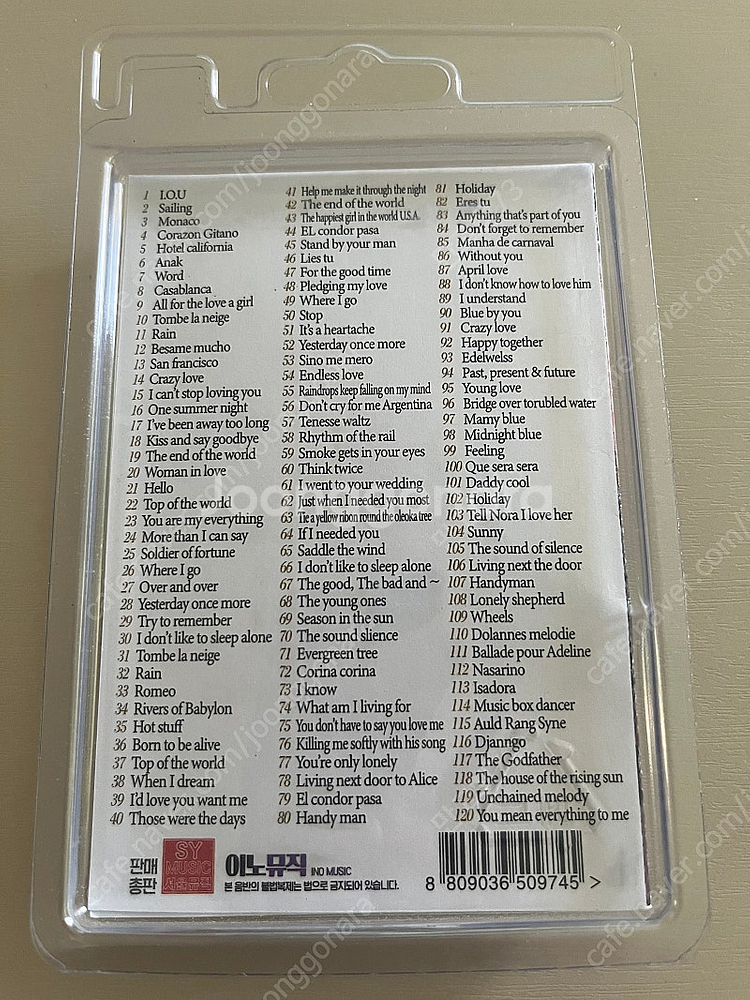 [반택포] usb 앵콜팝송 명곡 120곡 판매--1