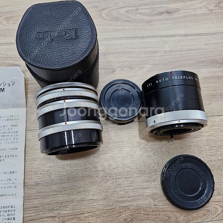 캐논 FD 수동 필름카메라 렌즈 접사링, 컨버터--2