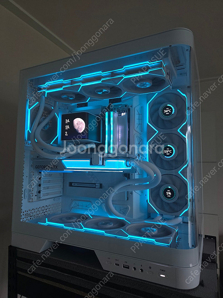 9950x3d , 5080넵튠 선없는 화이트 데스크탑세...--0