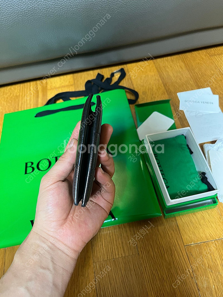 보테가베네타 플랩 카드지갑 싸게 팝니다 풀박 급처요--3