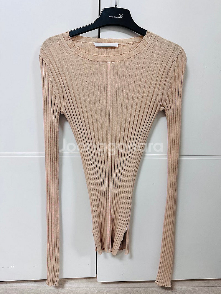 Helmutlang 헬무트랭 코튼 골지 탑--0