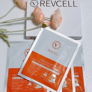 REVCELL 리브이셀 비타 콜라겐 풀 페이스 리프팅 업 마스크팩 거상팩 아주 싸게 판매합니다^^ 이미지