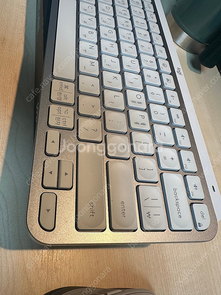 로지텍 mx keys mini화이트 + mx anywh...--3