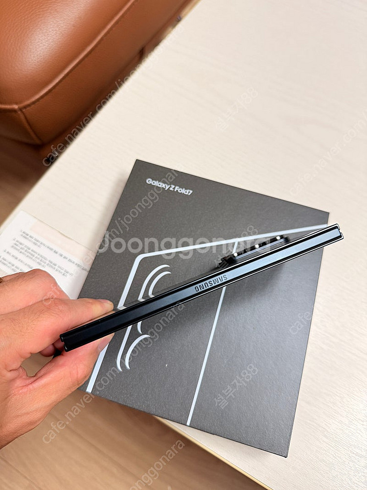 갤럭시Z폴드7 512g 블랙 자급제 새상품급--1