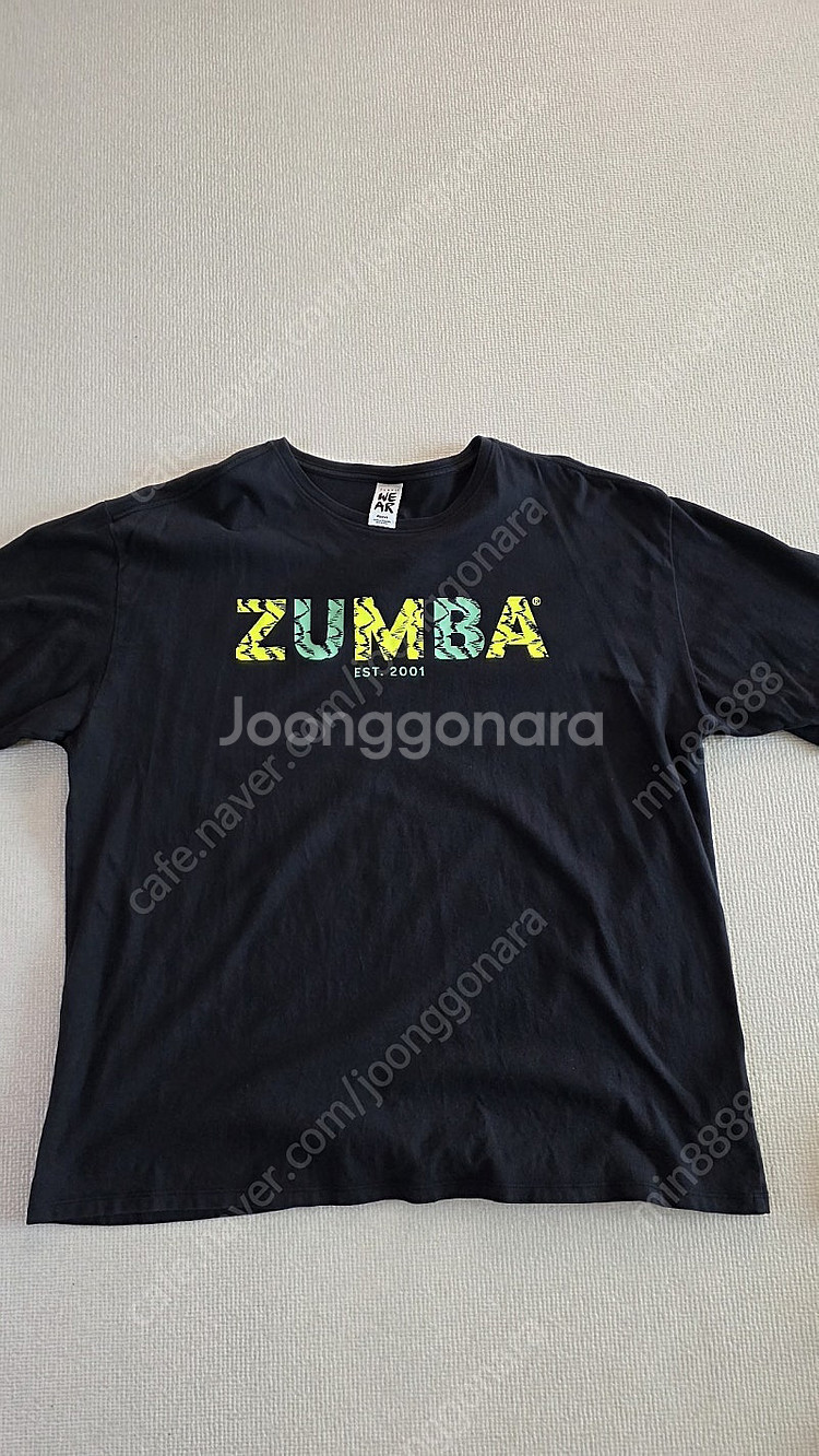 줌바웨어 정품 티셔츠--0