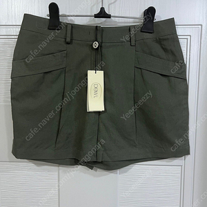 듀엘 기본 카키 반바지. 새상품