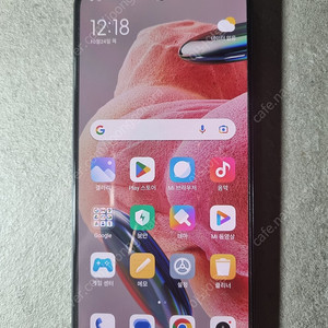 샤오미 레드미 흥미 redmi 노트 12 Onyx Gray 팝니다. 택포 8만5천원