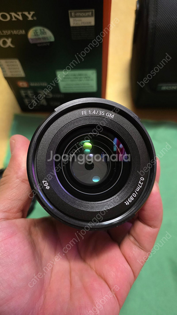 소니 FE1.4/35 GM 삼오금 팝니다.--2