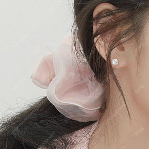 (새상품) 아이유 제이에스티나 곱창밴드 헤어스크런치 여성 머리끈고무줄