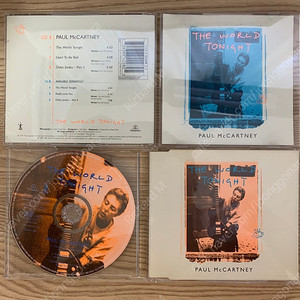 [희귀!] (前 비틀즈) 폴 맥카트니 영국산 “THE WORLD TONIGHT” CD Single 1 & 2 (Paul McCartney, ex The Beatles)