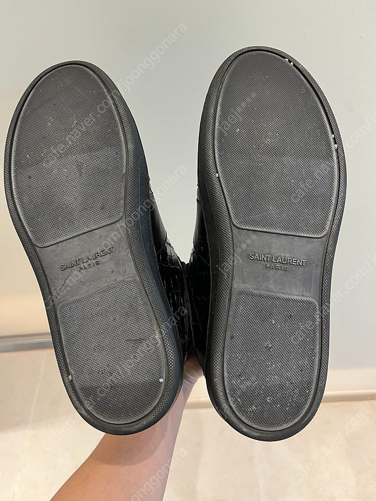 생로랑 남성 하이탑 스니커즈(정품, 상태S급)--4