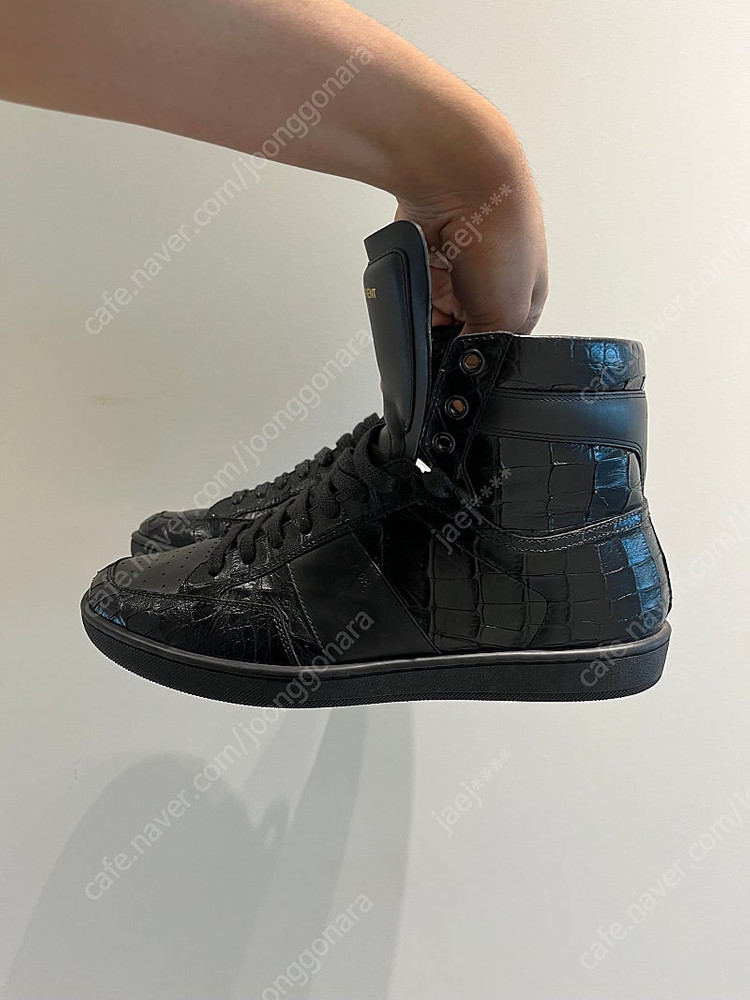 생로랑 남성 하이탑 스니커즈(정품, 상태S급)--6