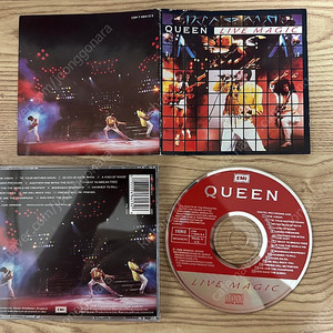 (최저가 판매!) [구하기 어려운 original 영국산 CD!] 퀸 LIVE MAGIC 영국 제조 CD Queen 라이브 매직 Freddie Mercury Brian May