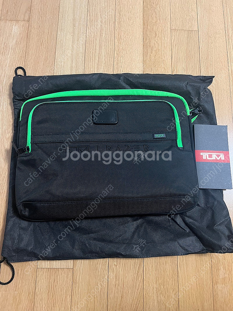 RAZER TUMI 레이저 투미 한정판 랩탑 가방 레이...--0