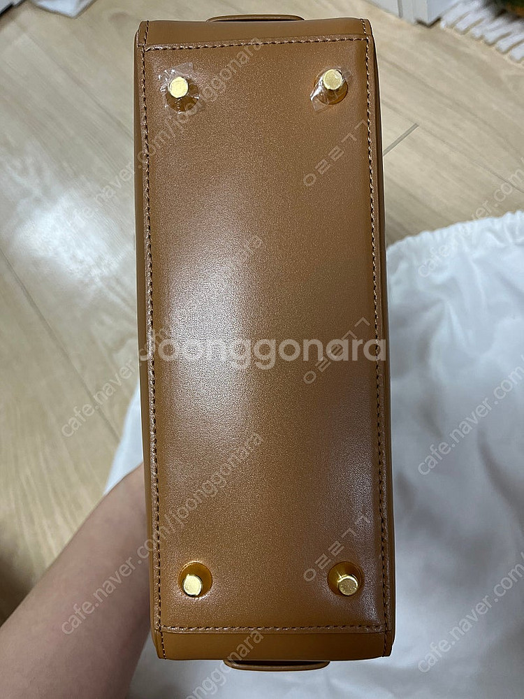 드메리엘 볼링백 미디움 소프트브라운--1