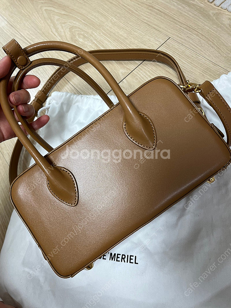 드메리엘 볼링백 미디움 소프트브라운--2