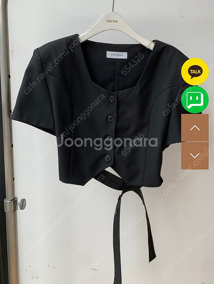 새 제품]더핀 캔디 블라우스+ 캔디스커트 블랙세트--9