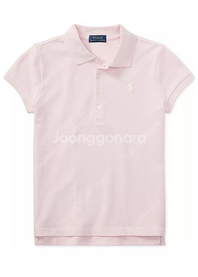 폴로 걸즈 PK 카라반팔티 XL 블랙/핑크/엘리트블루--6