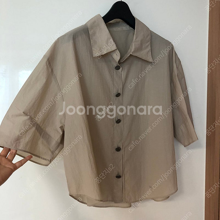 바스락 아방 벌룬 블라우스 경량 아우터 셔츠 셔켓 자켓...--0