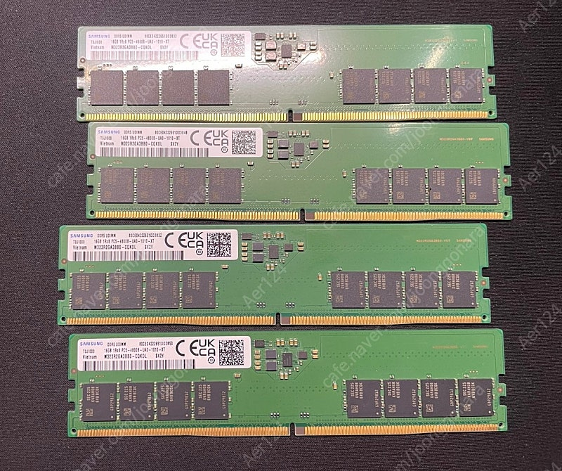 삼성 DDR5 4800 16gb 팝니다. (4개)--1