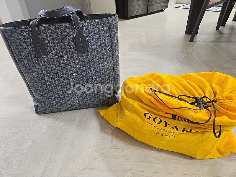 대구)고야드 볼테르 토트백 한정판 그레이 160판매합니--0