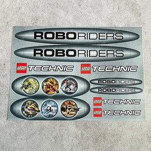빈티지 올드 2000년 레고 테크닉 스티커 로보 라이더 LEGO