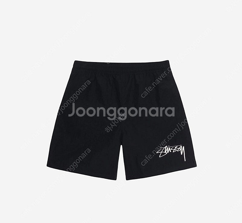 [S,M] 나이키 스투시 나투시 쇼츠 반바지 블랙 미착...--0