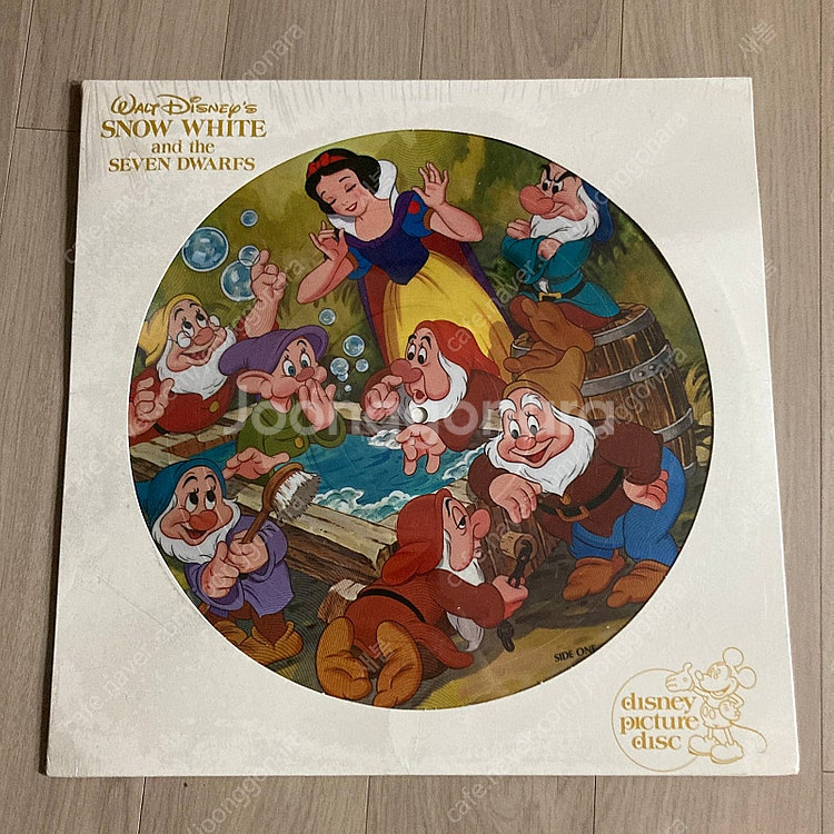 빈티지 디즈니 백설공주 픽처디스크 바이닐 lp--0
