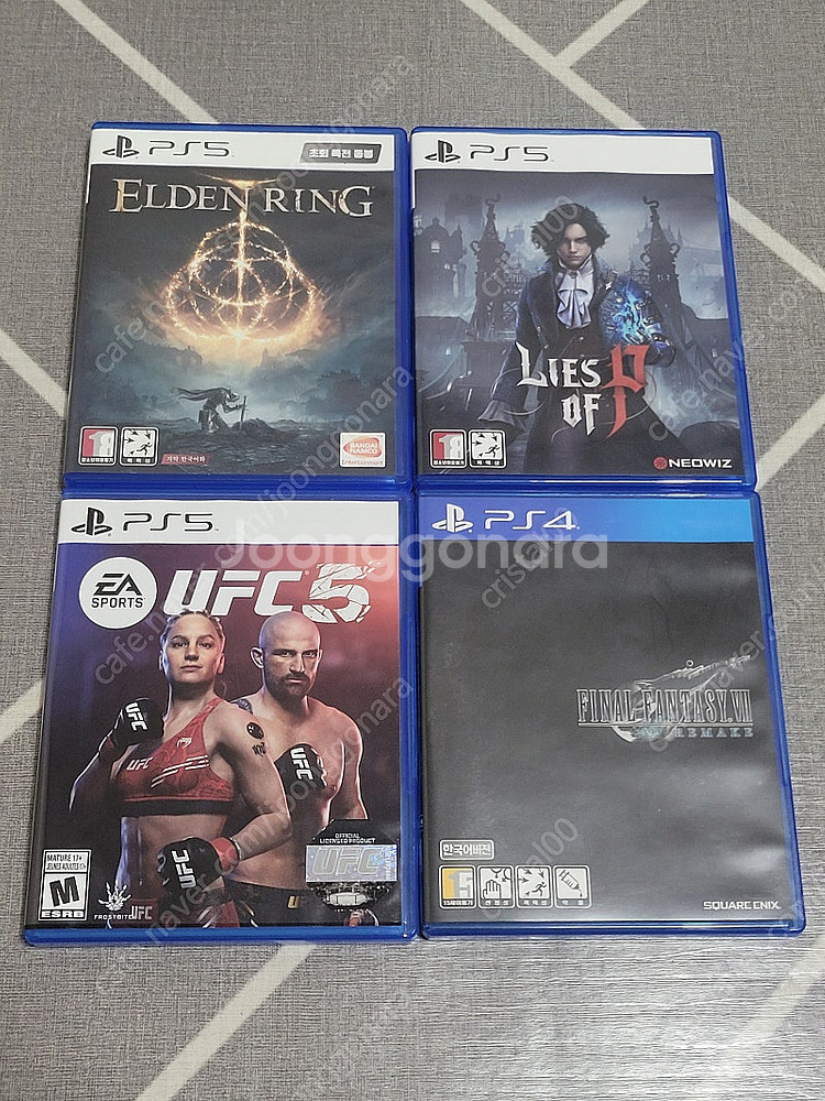 PS5 PS4 게임타이틀 판매 엘든링 피의거짓 UFC5...--0