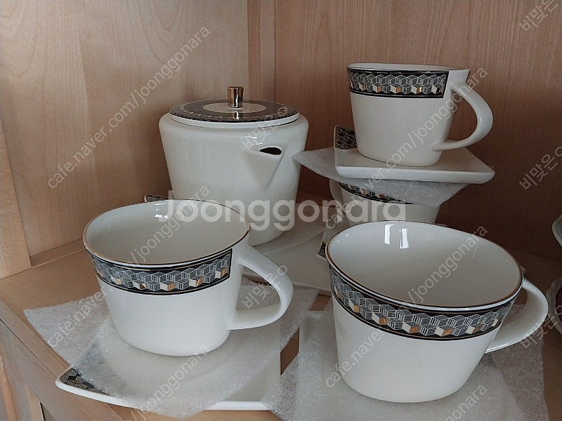 오덴세 미스터 선샤인 티팟 커피잔 찻잔 세트/로얄알버트...--0