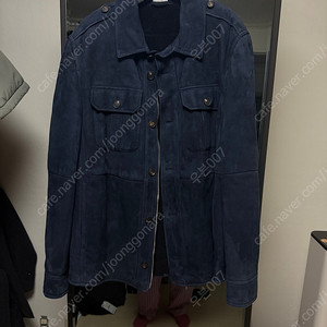 브루넬로쿠치넬리/22fw 스웨이드 무스탕자켓 네이비/L(105)