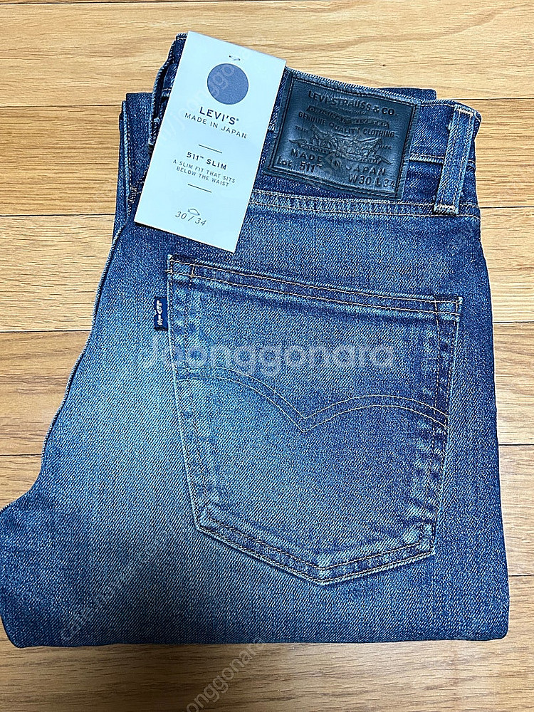 리바이스 Made In Japan 511 중청 30*3...--0