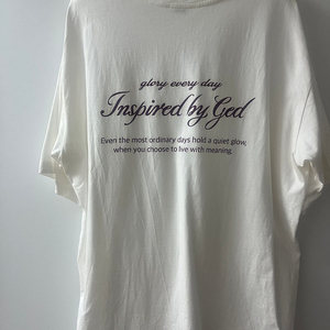 ged 게드 코튼 로고 티셔츠 white s size