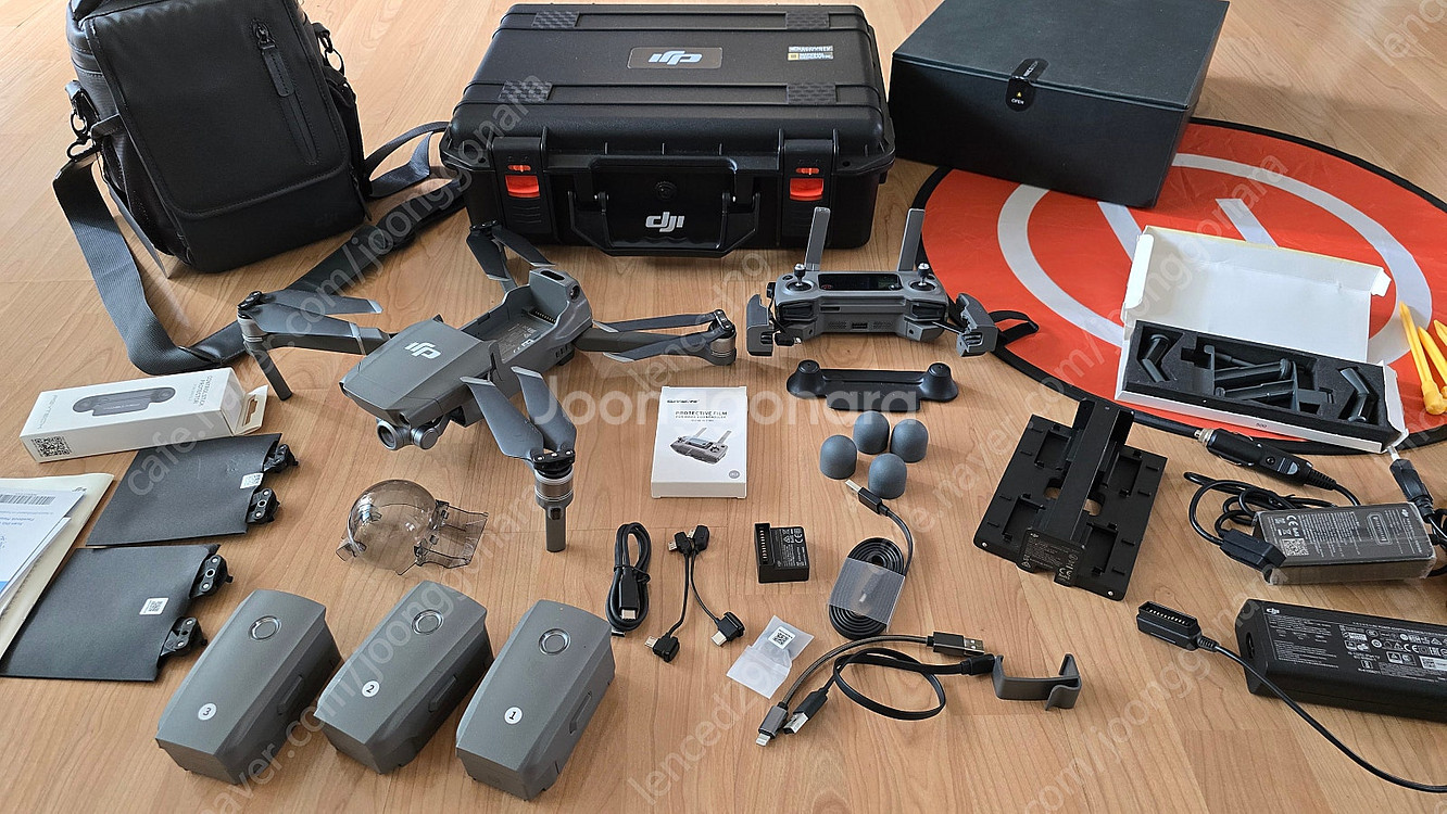 DJI 매빅2 줌 콤보 풀셋 및 추가구성품 팝니다.--7