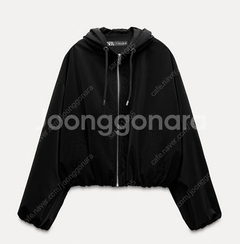 ZARA 자라 후드 점퍼 S 사이즈(블랙)--2