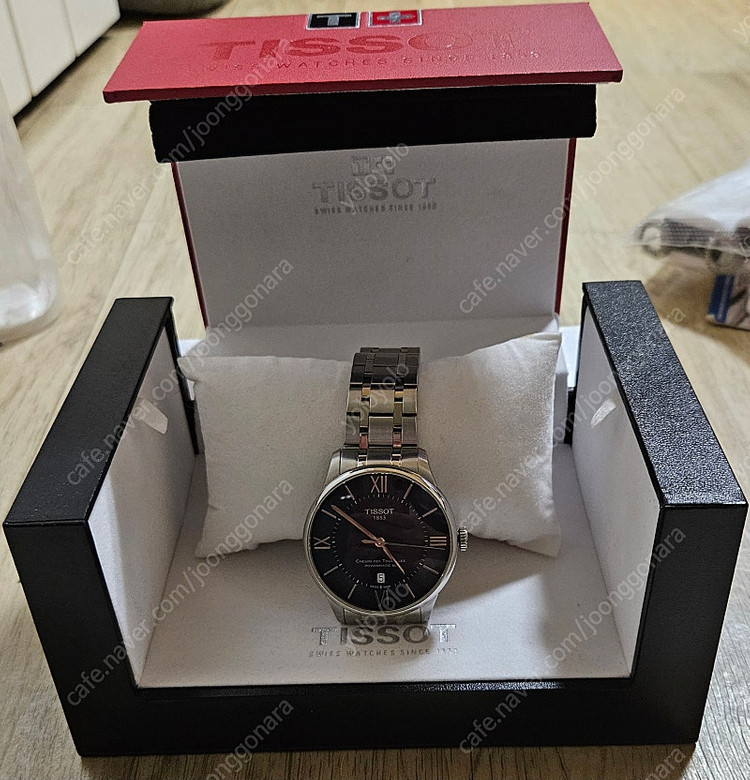 티쏘 오토매틱 42mm 청판 이미지