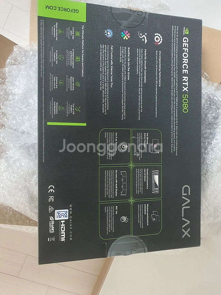 갤럭시 지포스 RTX 5080 EX GAMER BLAC...--1