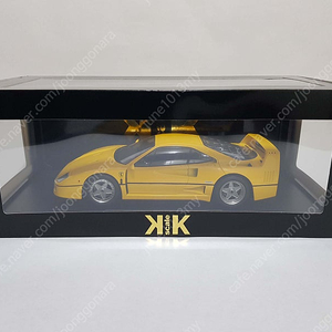 1:18 케이케이스케일 KK-Scale/ 페라리 F40 옐로우/ 다이캐스트 모형자동차 판매합니다