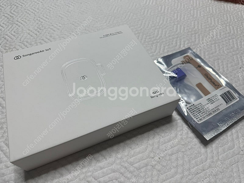 송아리 에어 Iot 산소포화도 측정기 미사용--1