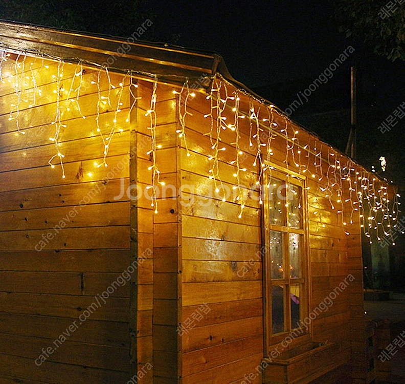 캠핑 크리스마스트리 전구 고드름형 눈송이형--1