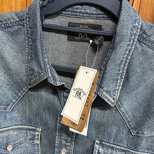 더블알엘 RRL 데님 웨스턴 셔츠 XL(105)