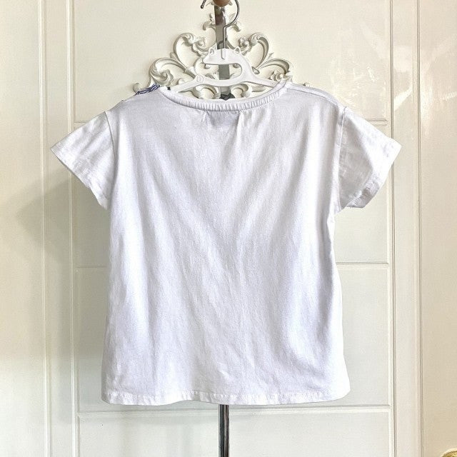 120호(5-6세) COS 키즈 블라우스 / ZARA 키즈 티셔츠 / 닥스 리미떼두두 보보쇼즈 봉쁘앙 이미지
