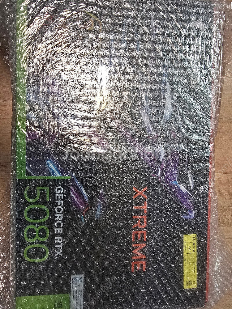 기가바이트 RTX 5080 워터포스 제이씨현 미개봉 새...--0