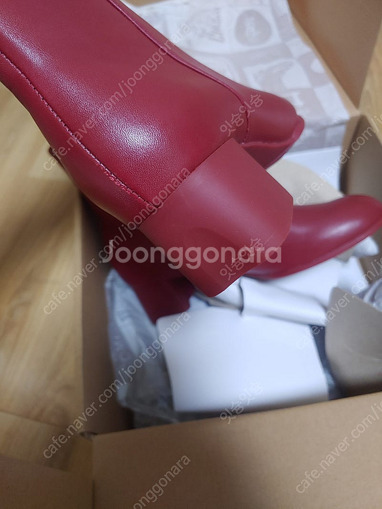 캠퍼 케이디 버건디 부츠 38사이즈 (사기방지, 안전결...--3