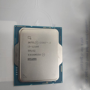 인텔 12세대 i3-12100 CPU