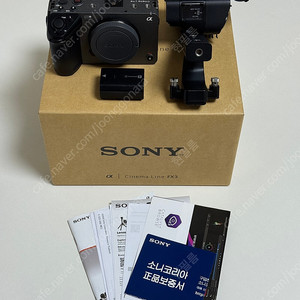 Sony 소니 FX3 풀박스 상태좋음