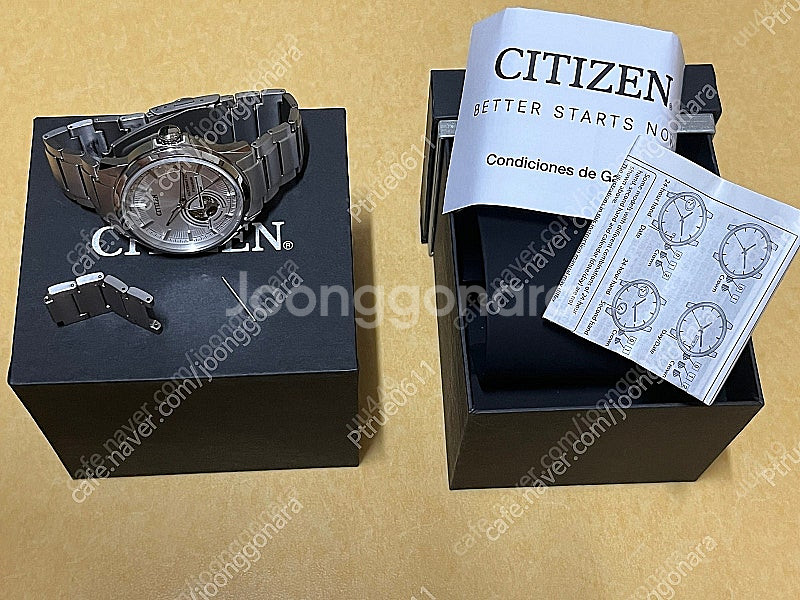 판매] 시티즌 오픈하트 티타늄 NH9120-88A 오토...--1